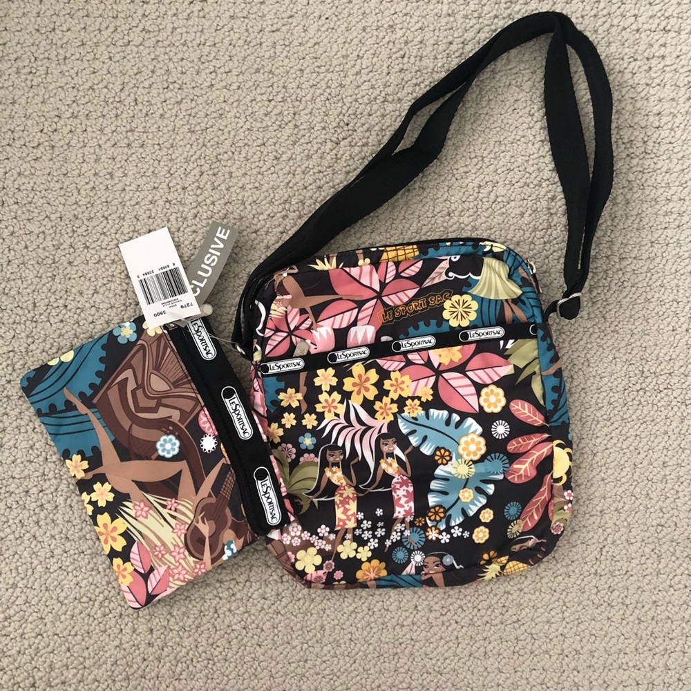 Le Sport Sac crossbody bag with pouch.